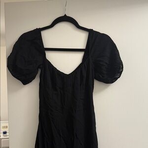 Black Puff Sleeve Women’s Dress Reformation